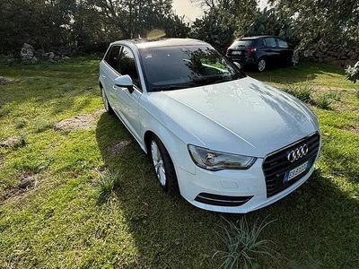 Usata Audi A3 S-Line 184 CV (135 kW) 2013 Bianco Berlina