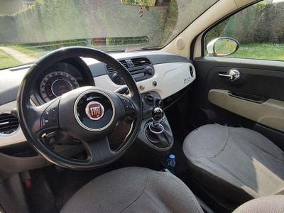 Usata Fiat 500 Lounge 69 CV (50 kW) 2009 Bianco Cabrio