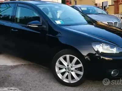 Usata VW Golf VI 110 CV (80 kW) 2009 Nero Utilitaria