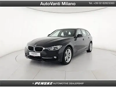 Begagnad BMW 316 Sport Line 116 HK (85 kW) 2016 Svart Kombi