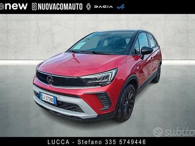 Usata Opel Crossland X Design & Tech 110 CV (80 kW) 2022 Rosso SUV