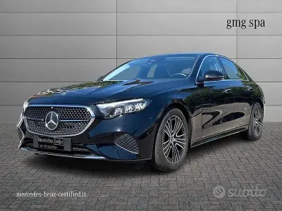 Usata Mercedes E200 Advanced 163 CV (119 kW) 2025 Nero Berlina
