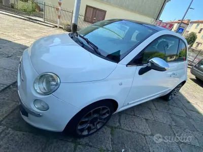 Usado Fiat 500 Lounge 69 CV (50 kW) 2012 Blanco Berlina