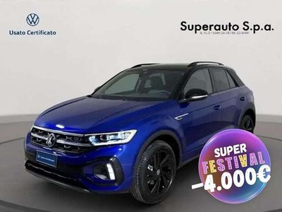 Usata VW T-Roc R-line Plus 116 CV (85 kW) 2024 Blu SUV