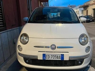 Usata Fiat 500 75 CV (55 kW) 2010 Bianco Utilitaria
