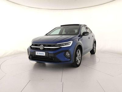 Usata VW Taigo R-line 110 CV (80 kW) 2022 Reef blue metallizzato deep black perlat SUV