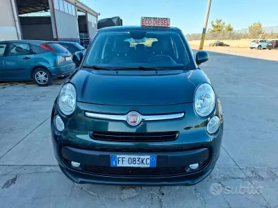 Usata Fiat 500L Living 95 CV (69 kW) 2016 Verde Monovolume