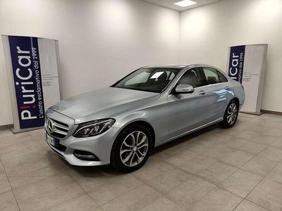 Usata Mercedes C200 184 CV (135 kW) 2014 Grigio Berlina