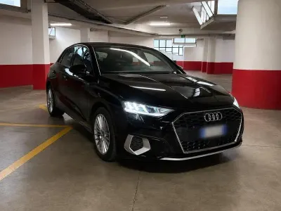 Usata Audi A3 Advanced 150 CV (110 kW) 2021 Nero Berlina