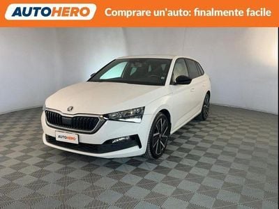 Begagnad Skoda Scala Ambition 116 HK (85 kW) 2020 Vit Halvkombi