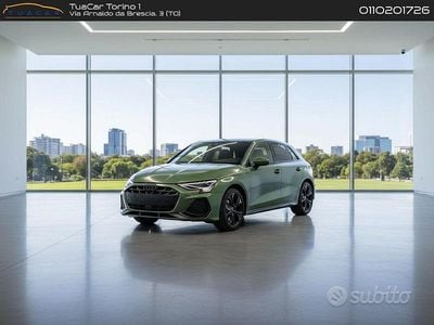 Nuova Audi A3 150 CV (110 kW) 2025 Verde Berlina