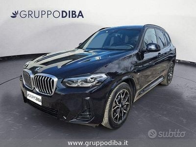Usata BMW X3 M Sport 190 CV (139 kW) 2022 Nero SUV