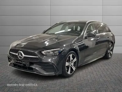 Usata Mercedes C220 Premium 200 CV (147 kW) 2022 Grigio scuro metallizzato Station wagon