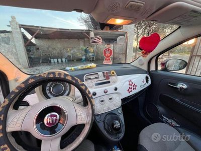 Usata Fiat 500C 95 CV (69 kW) 2011 Bianco Cabrio
