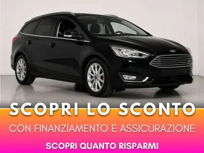 Usata Ford Focus Titanium 120 CV (88 kW) 2016 Nero Station wagon