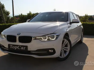 Usata BMW 316 Sport Line 116 CV (85 kW) 2016 Bianco Station wagon
