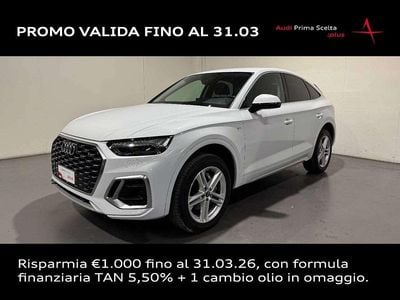 Usata Audi Q5 Sportback S-Line 204 CV (150 kW) 2024 Bianco ghiaccio metallizzato SUV