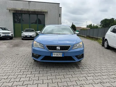 Usata Seat Leon FR 150 CV (110 kW) 2019 Blu Berlina