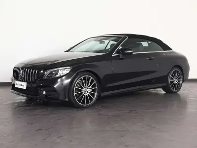 Usata Mercedes C200 Premium 184 CV (135 kW) 2019 Nero Cabrio