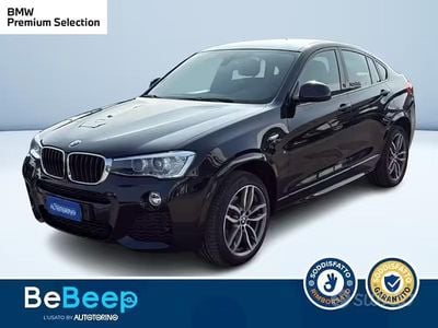 Usata BMW X4 M Sport 190 CV (139 kW) 2017 Blu metallizzato SUV