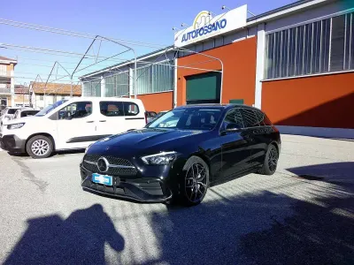 Usata Mercedes C220 AMG Line Premium Plus 197 CV (144 kW) 2023 Nero Station wagon