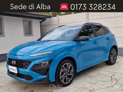Usata Hyundai Kona N Line 120 CV (88 kW) 2023 Blu SUV