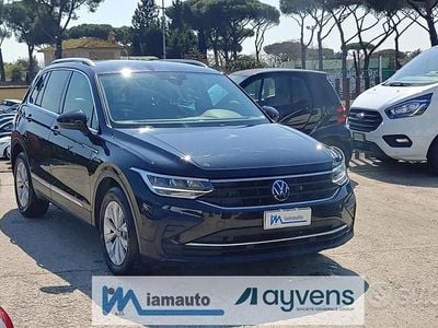 Usata VW Tiguan Life 150 CV (110 kW) 2021 Nero SUV