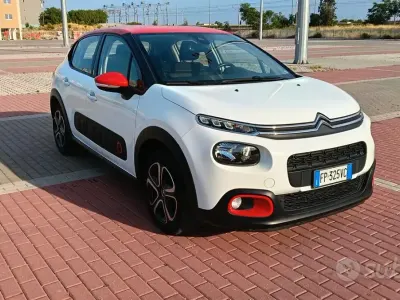 Usata Citroën C3 82 CV (60 kW) 2018 Bianco Utilitaria