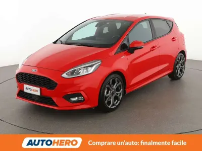 Usata Ford Fiesta ST-Line 86 CV (63 kW) 2018 Rosso Utilitaria