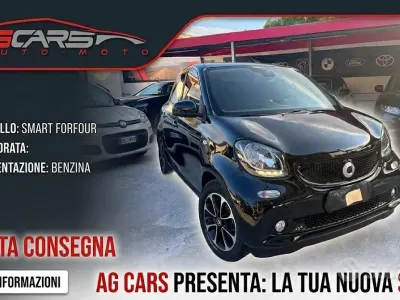 Usata Smart ForFour Prime 71 CV (52 kW) 2018 Nero Utilitaria