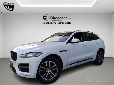 Brugt Jaguar F-Pace R-Sport 180 HK (132 kW) 2019 Hvid SUV