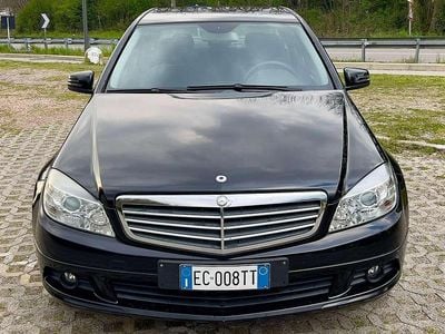Usata Mercedes C200 Avantgarde 136 CV (100 kW) 2008 Blu/azzurro Berlina