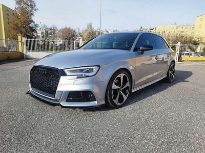 Usata Audi A3 S-Line 150 CV (110 kW) 2017 Grigio delfino Berlina