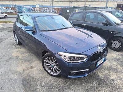 Usata BMW 118 Advantage 150 CV (110 kW) 2015 Blu Utilitaria