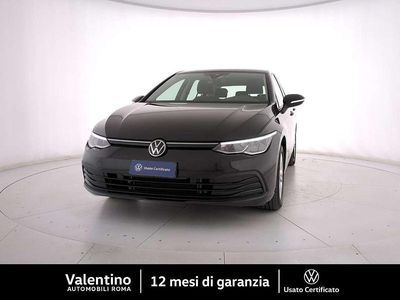 Usata VW Golf VIII Life 110 CV (80 kW) 2023 Nero Utilitaria