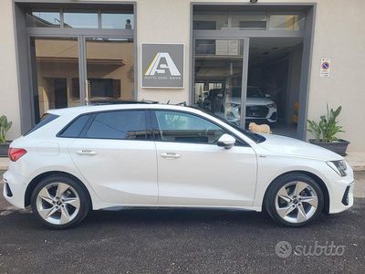 Usata Audi A3 S-line plus 150 CV (110 kW) 2023 Bianco Berlina