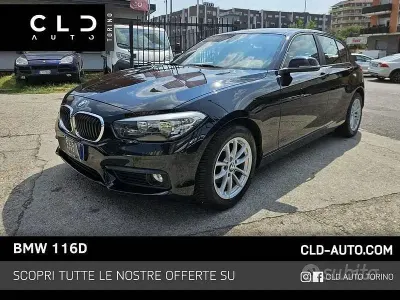 Usata BMW 116 116 CV (85 kW) 2016 Nero Utilitaria