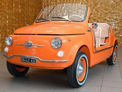 Usata Fiat 500 18 CV (13 kW) 1969 Arancio caterpillar/int.vimini Cabrio