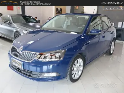 Usata Skoda Fabia Ambition 75 CV (55 kW) 2017 Bluazzurro Berlina
