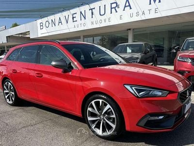 Usata Seat Leon FR 150 CV (110 kW) 2021 Rosso Station wagon