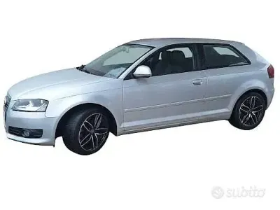 Usata Audi A3 Ambition 200 CV (147 kW) 2009 Grigio Utilitaria