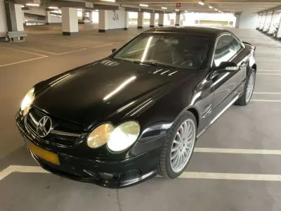 Usata Mercedes SL500 AMG 306 CV (225 kW) 2002 Nero Cabrio