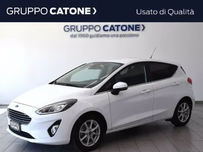 Usata Ford Fiesta Titanium 75 CV (55 kW) 2021 Bianco frozen Utilitaria