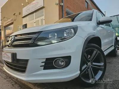 Usata VW Tiguan R-line 177 CV (130 kW) 2015 Bianco SUV