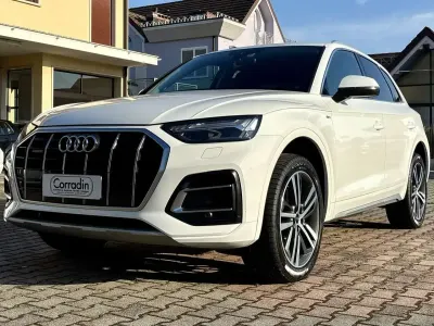 Usata Audi Q5 S-Line 204 CV (150 kW) 2021 Bianco pastello SUV