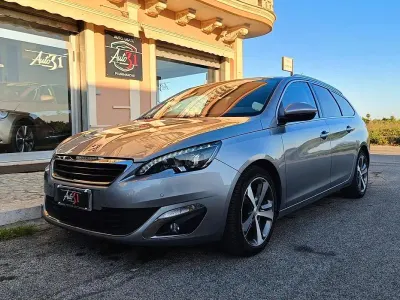 Usata Peugeot 308 GT-line 120 CV (88 kW) 2015 Grigio Station wagon