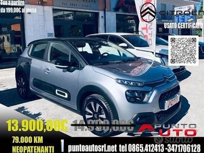 Usata Citroën C3 Shine 102 CV (75 kW) 2021 Grigio Utilitaria