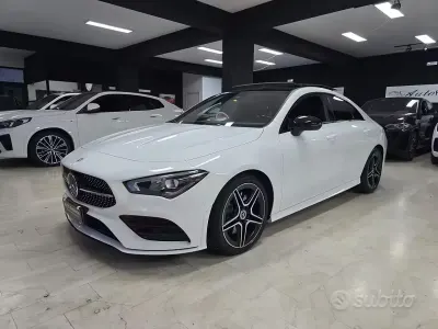 Usata Mercedes CLA200 Premium 150 CV (110 kW) 2021 Bianco Coupé