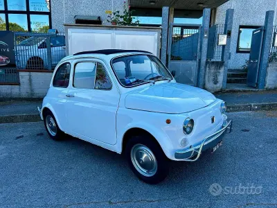Usata Fiat 500 18 CV (13 kW) 1970 Bianco Utilitaria
