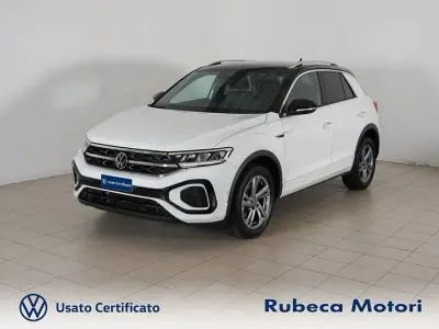 Usata VW T-Roc R-line 110 CV (80 kW) 2023 Pure white SUV